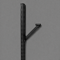 MB.P-115(1127) Опора черная для П-обр. перекладин системы Базис/Каналина