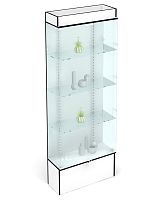 В-802 Витрина с перфорированными стойками, средняя, В-2000, Ш-800, Г-400 мм