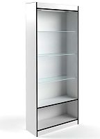 В-6-Д Витрина со стекляными полками без дверей, задняя стенка ДВПО