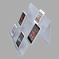 ПГ-02 Горка две ступени 260х300 мм (прозрачный пластик 2 мм)