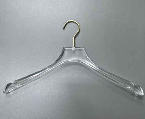 TM-22 Вешалка-плечики для одежды из оргстекла без перекладины L-385 мм TM-22 Вешалка-плечики для одежды из оргстекла без перекладины L-385 мм