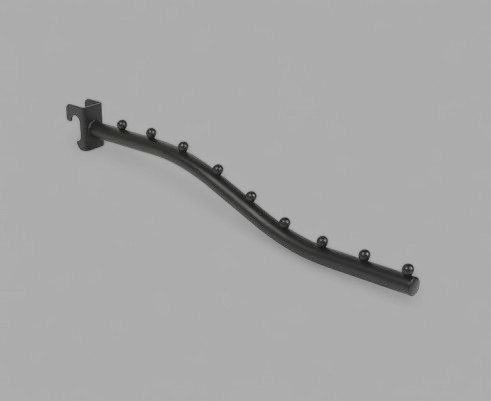 MB-U8502 Кронштейн черный на овальную трубу с 9-ю шариками MB-U8502 Кронштейн черный на овальную трубу с 9-ю шариками