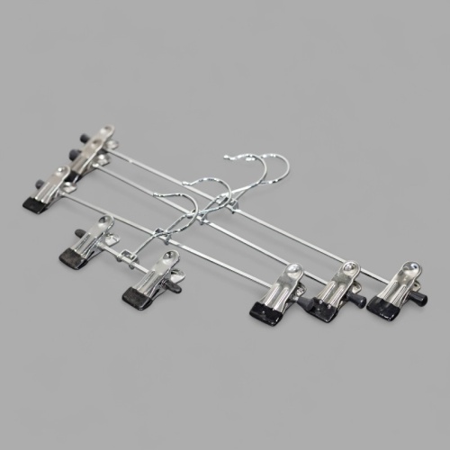 8883(А018) Вешалка с зажимами хромированная 350 мм фото 2 8883(А018) Вешалка с зажимами хромированная 350 мм фото 2