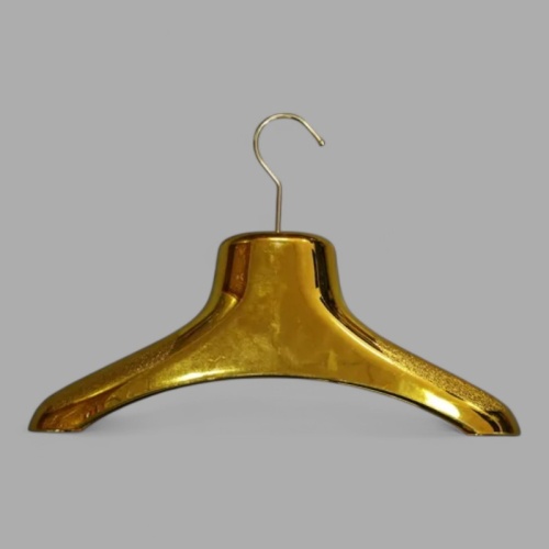 SL7635 Вешалка "Шубная" Золотая пластмассовая SL7635 Вешалка "Шубная" Золотая пластмассовая